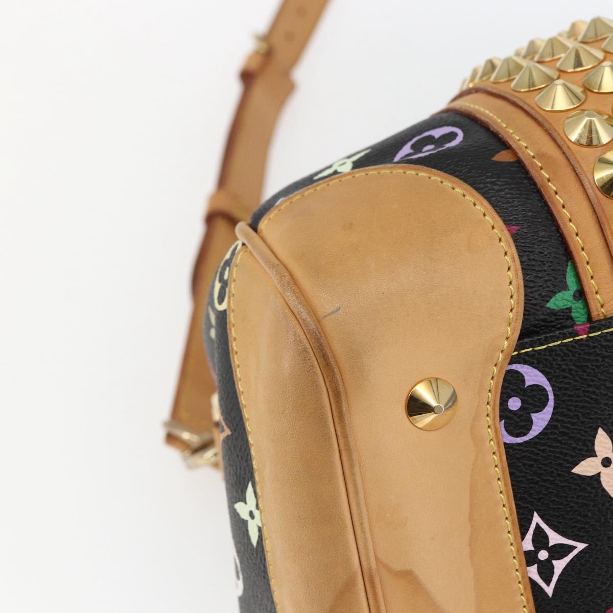 LOUIS VUITTON Monogram Multicolor Courtney MM Bag 2way Black M45642 Auth 163673SAV