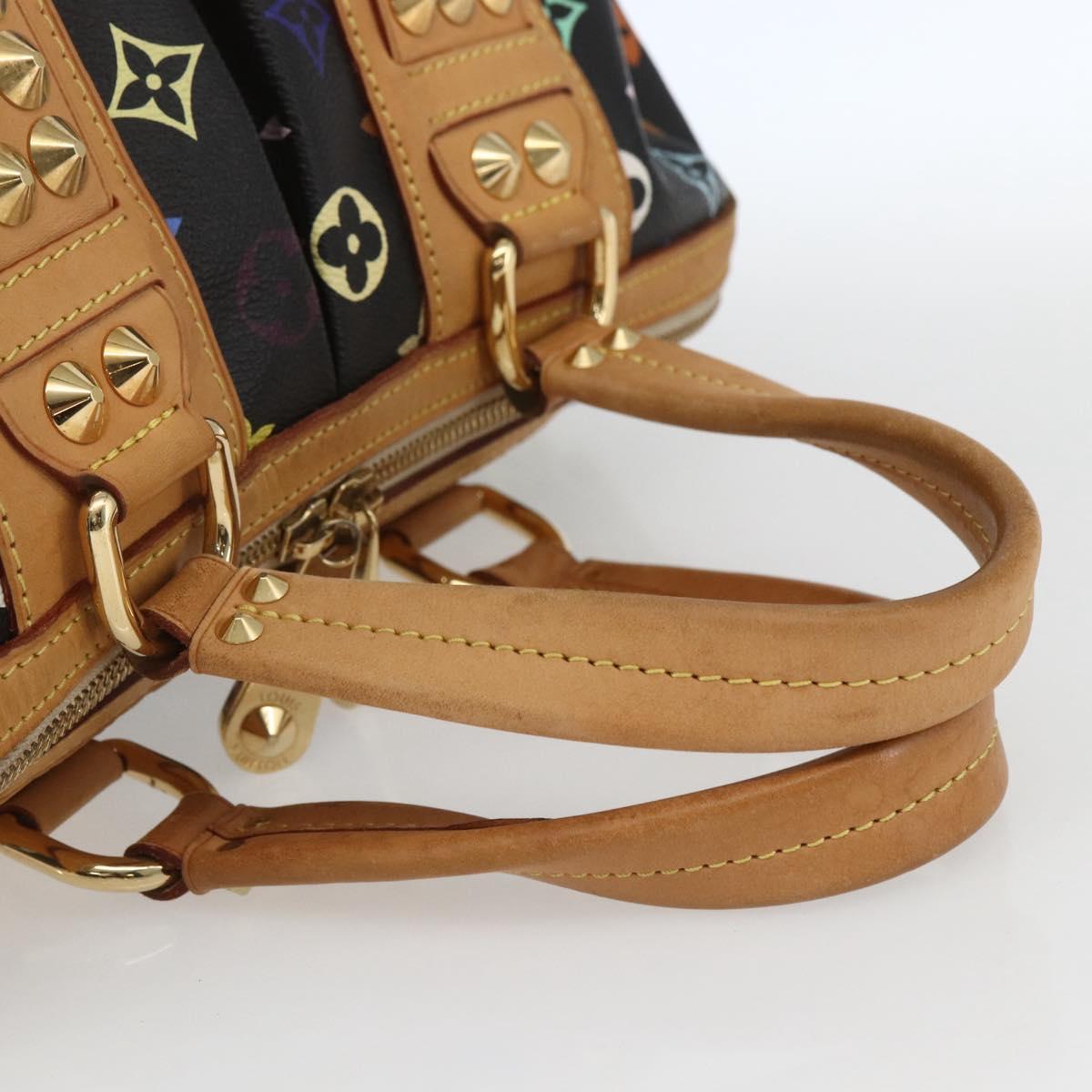 LOUIS VUITTON Monogram Multicolor Courtney MM Bag 2way Black M45642 Auth 163673SAV
