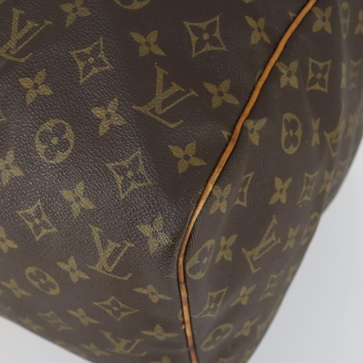 LOUIS VUITTON Monogram Sac Souple 45 Boston Bag M41624 LV Auth 163675