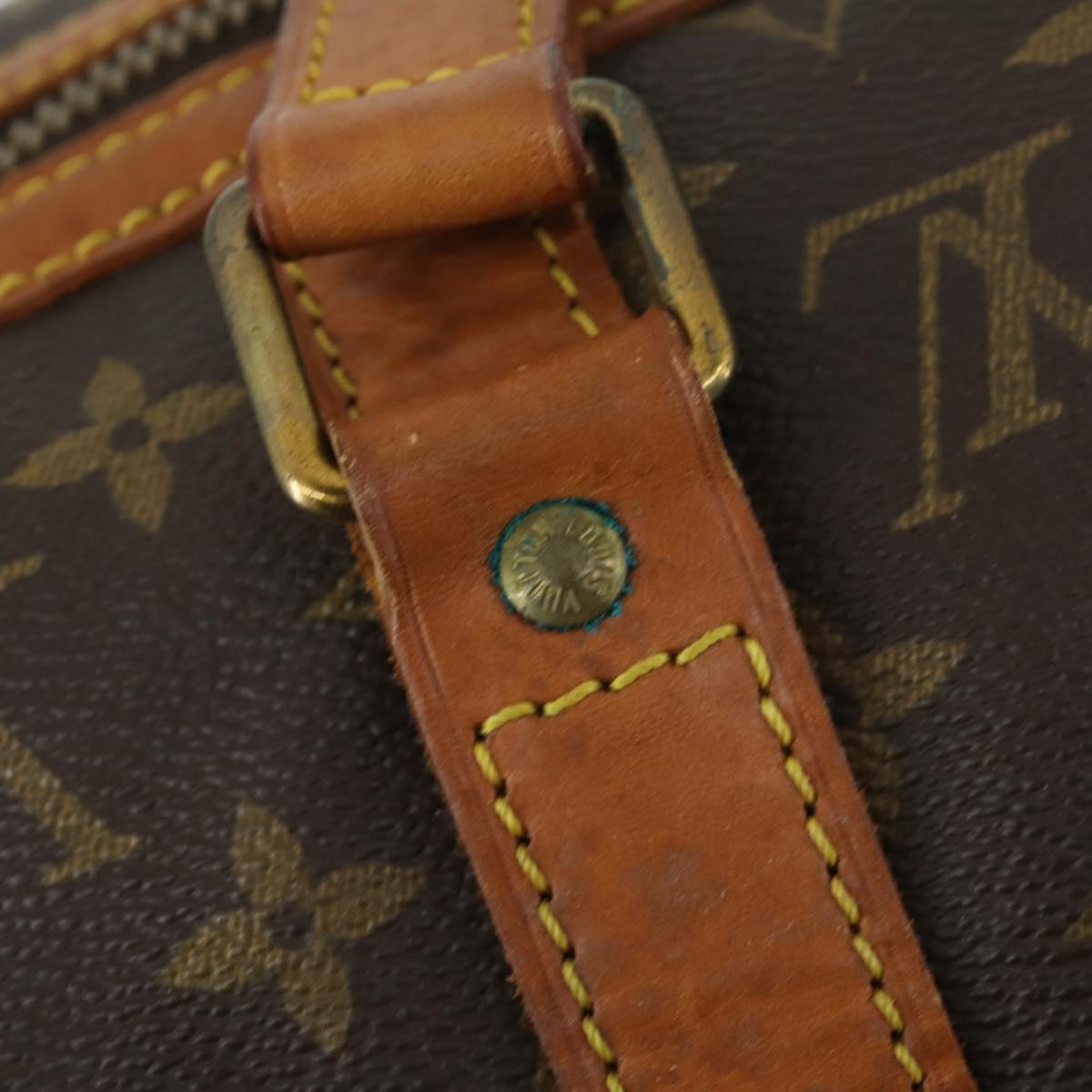 LOUIS VUITTON Monogram Sac Souple 45 Boston Bag M41624 LV Auth 163675