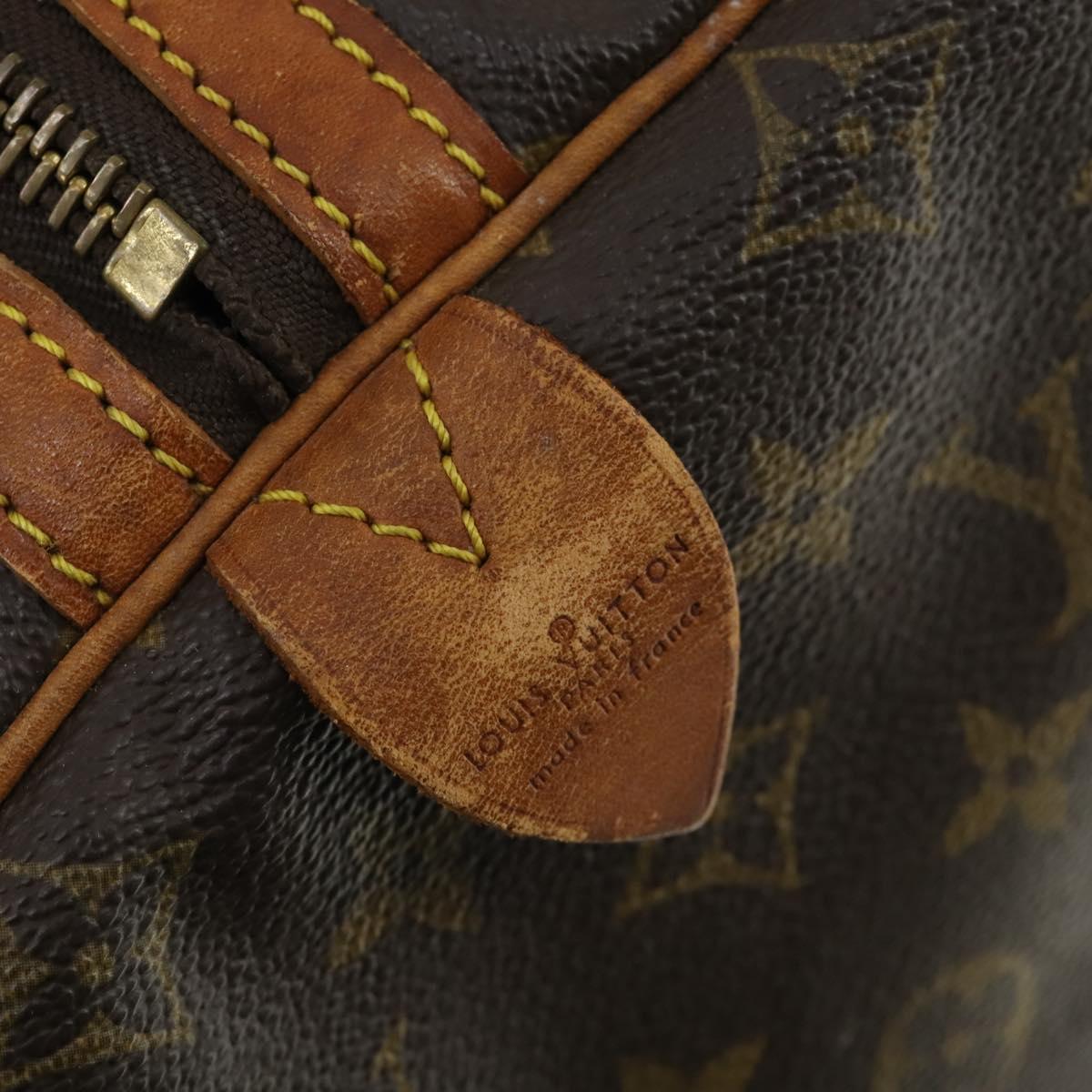 LOUIS VUITTON Monogram Sac Souple 45 Boston Bag M41624 LV Auth 163675