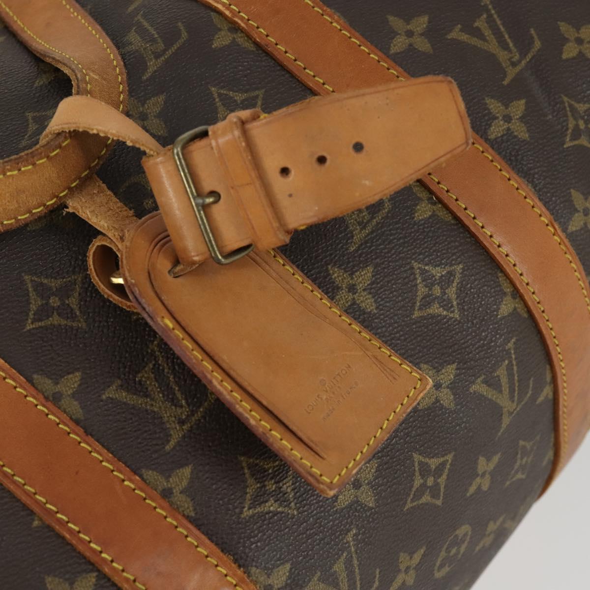 LOUIS VUITTON Monogram Sac Souple 45 Boston Bag M41624 LV Auth 163675