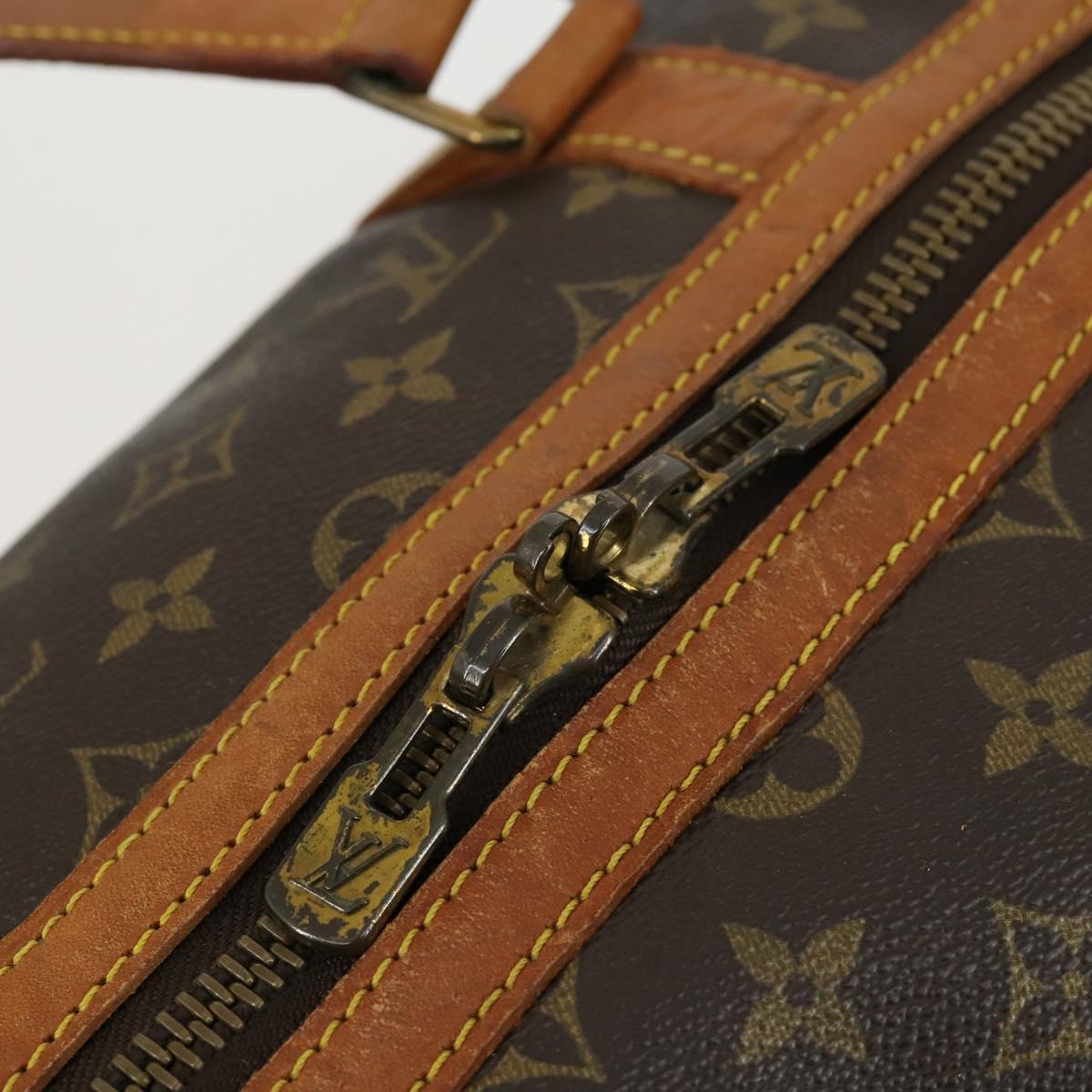 LOUIS VUITTON Monogram Sac Souple 45 Boston Bag M41624 LV Auth 163675