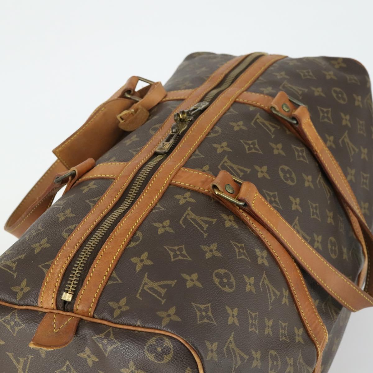 LOUIS VUITTON Monogram Sac Souple 45 Boston Bag M41624 LV Auth 163675