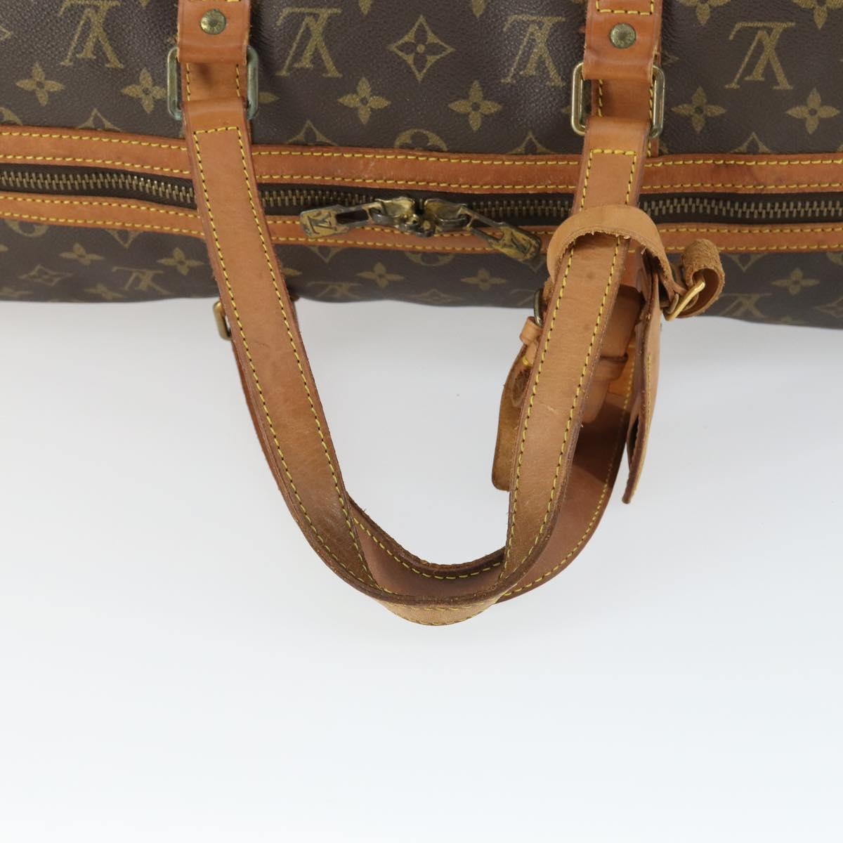LOUIS VUITTON Monogram Sac Souple 45 Boston Bag M41624 LV Auth 163675