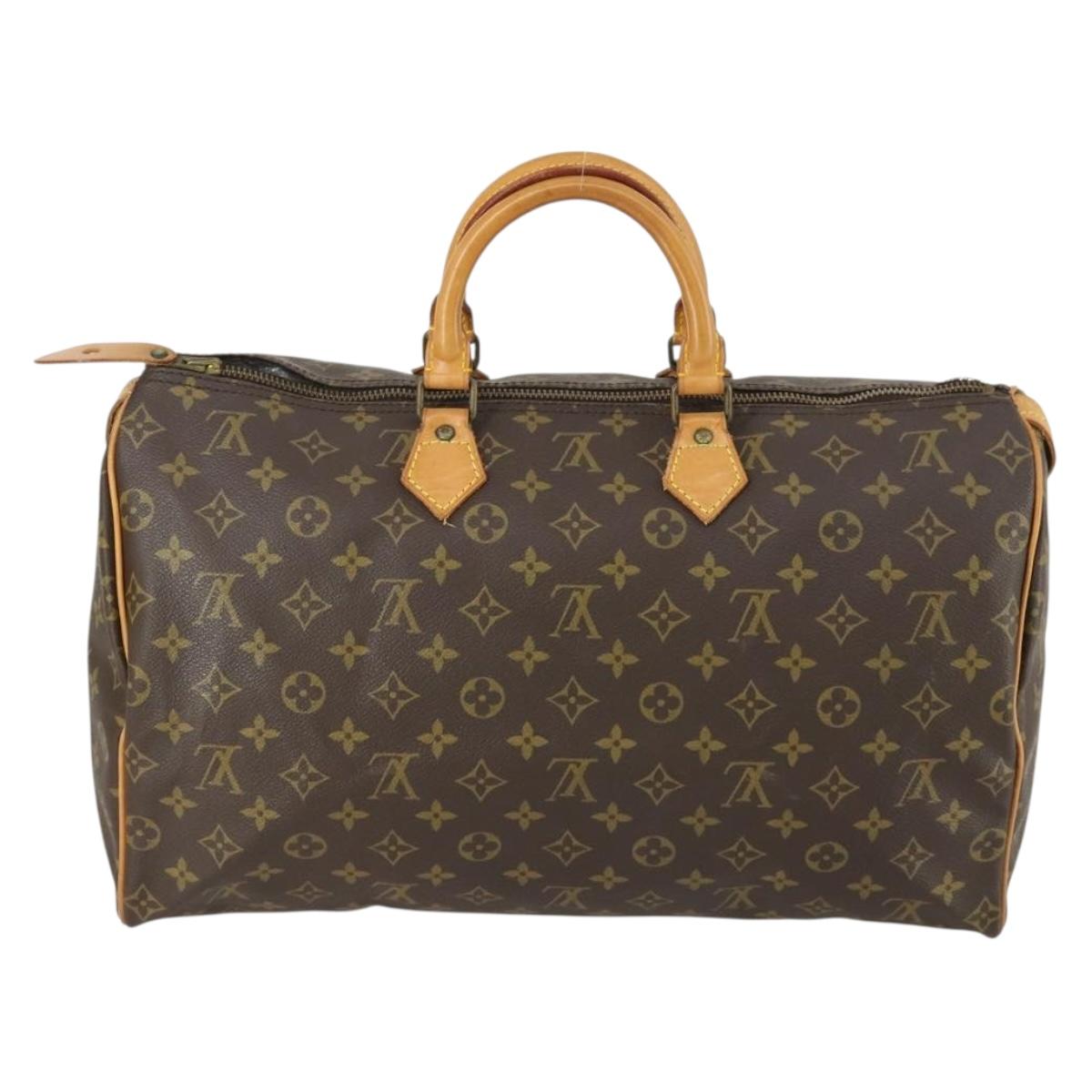 LOUIS VUITTON Monogram Speedy 40 Hand Bag M41522 LV Auth 163676