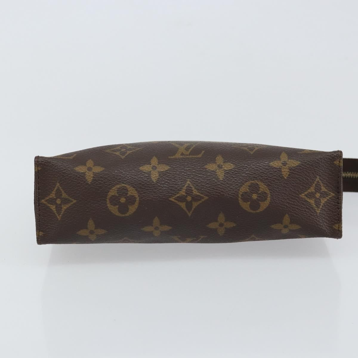 LOUIS VUITTON Monogram Poche Toilette 19 Pouch M47544 LV Auth 163682