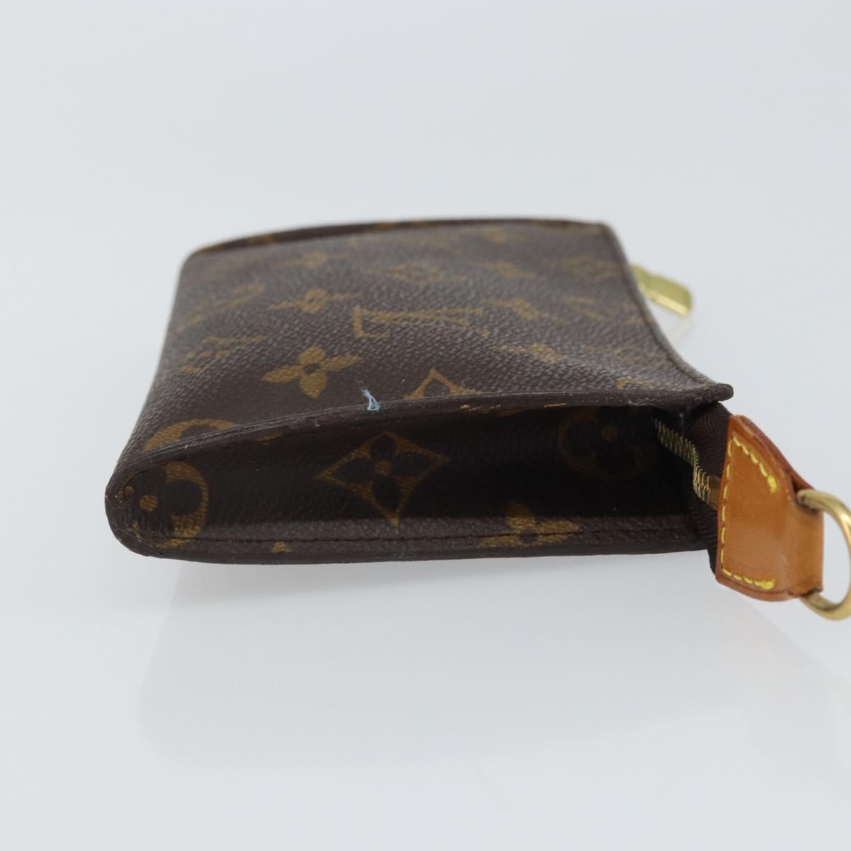 LOUIS VUITTON Monogram Bucket PM Accessory Pouch LV Auth 163683