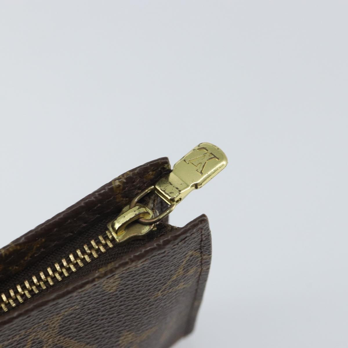 LOUIS VUITTON Monogram Bucket PM Accessory Pouch LV Auth 163684