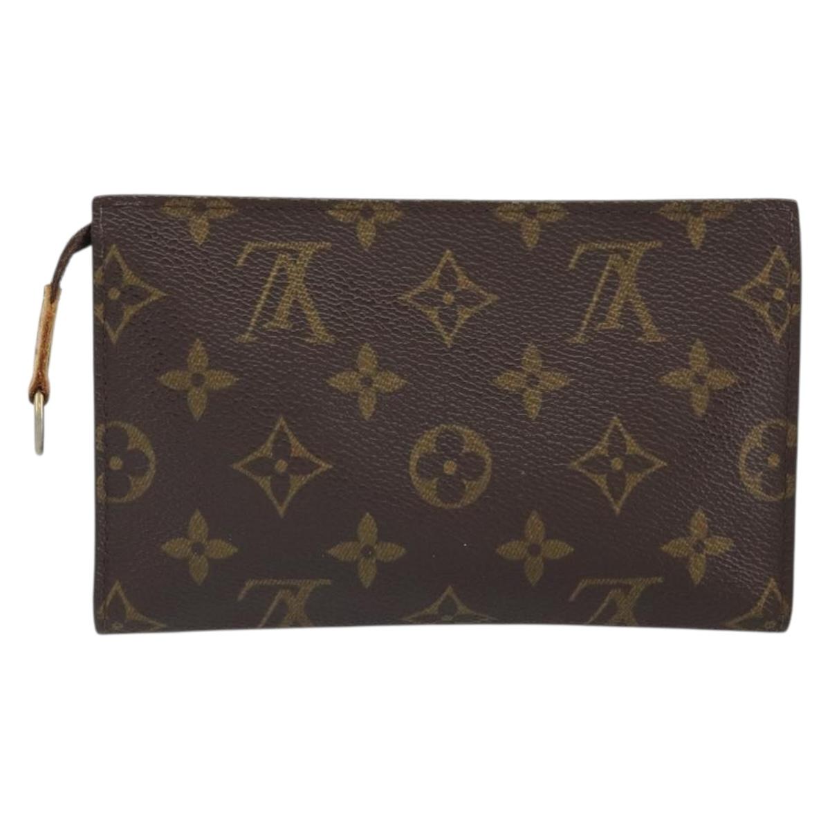 LOUIS VUITTON Monogram Bucket PM Accessory Pouch LV Auth 163684