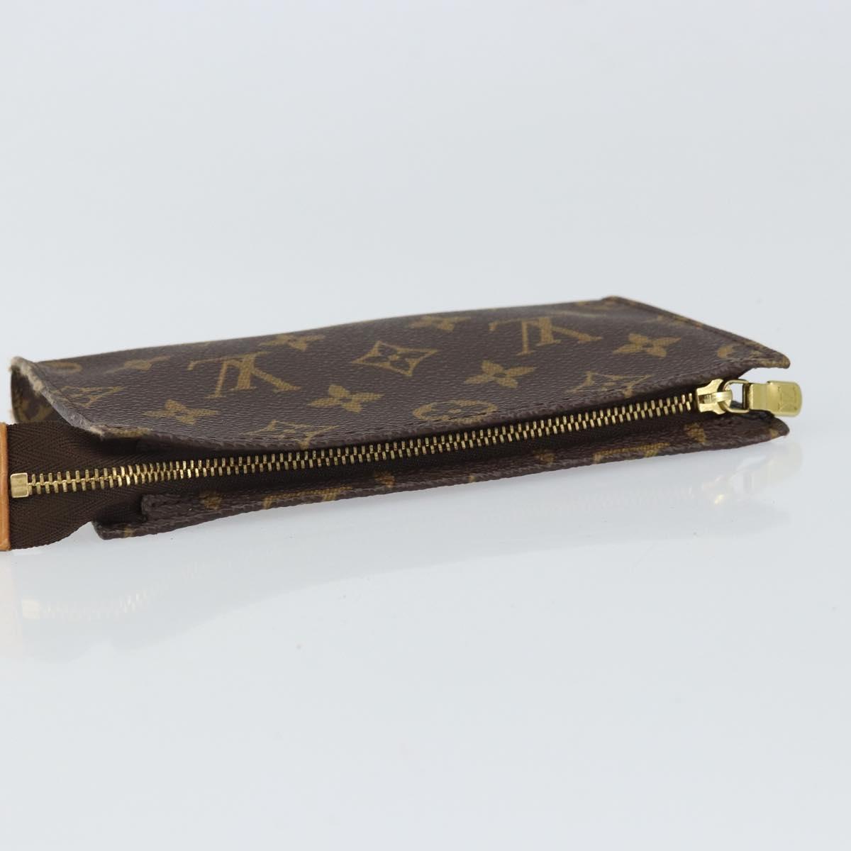 LOUIS VUITTON Monogram Bucket PM Accessory Pouch LV Auth 163685