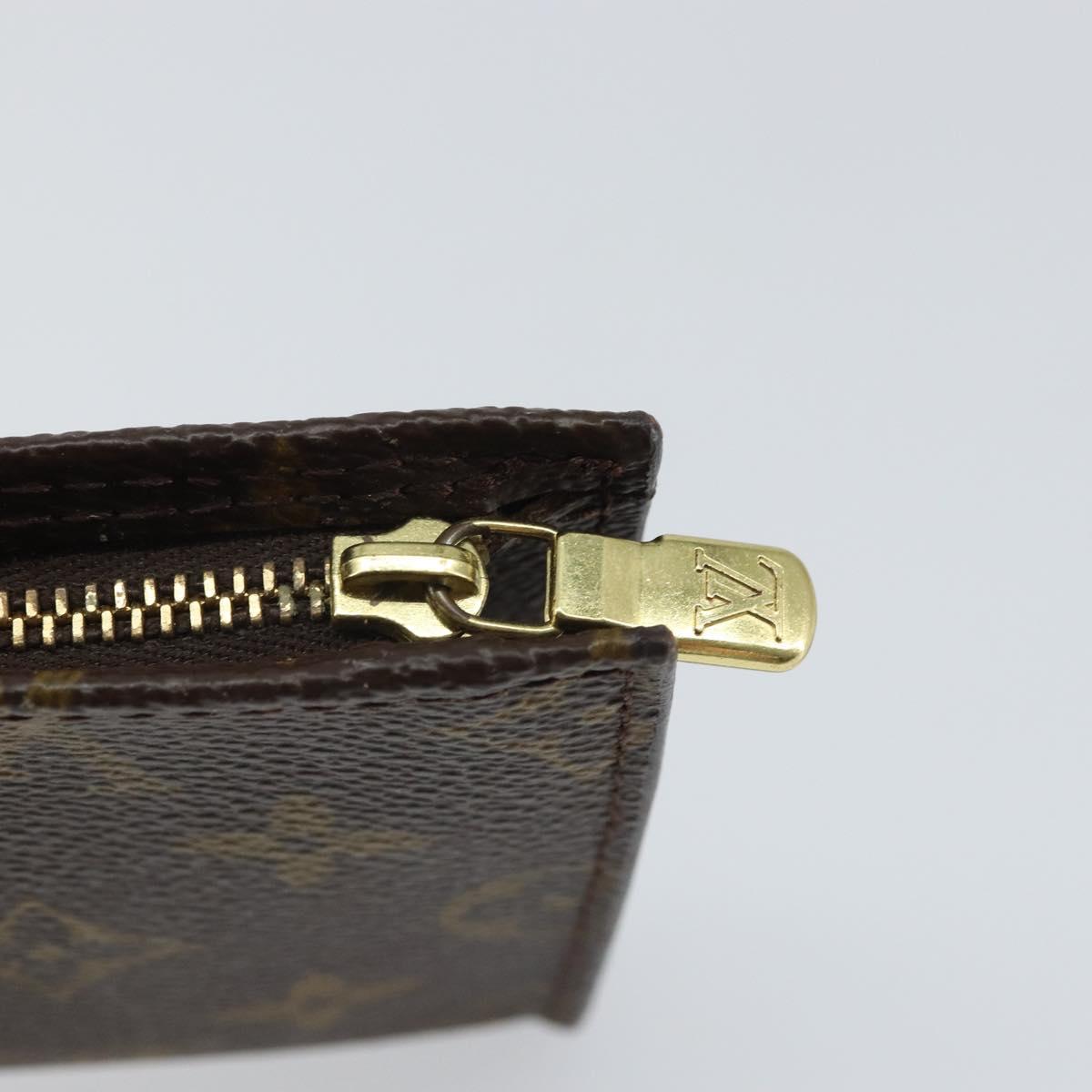 LOUIS VUITTON Monogram Bucket PM Accessory Pouch LV Auth 163687