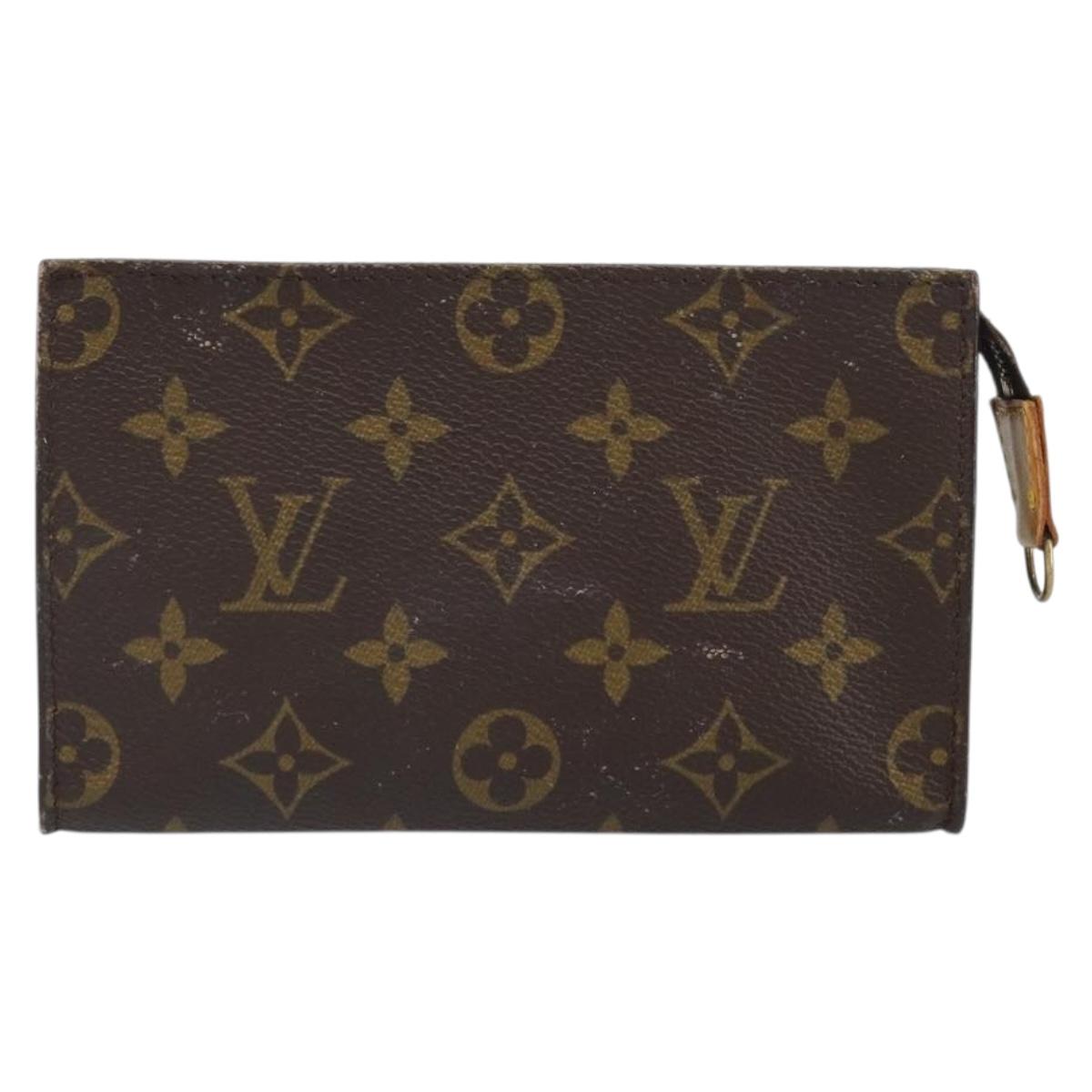 LOUIS VUITTON Monogram Bucket PM Accessory Pouch LV Auth 163687