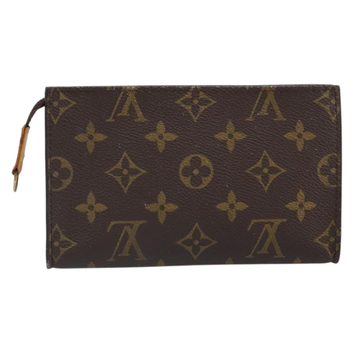 LOUIS VUITTON Monogram Bucket PM Accessory Pouch LV Auth 163687