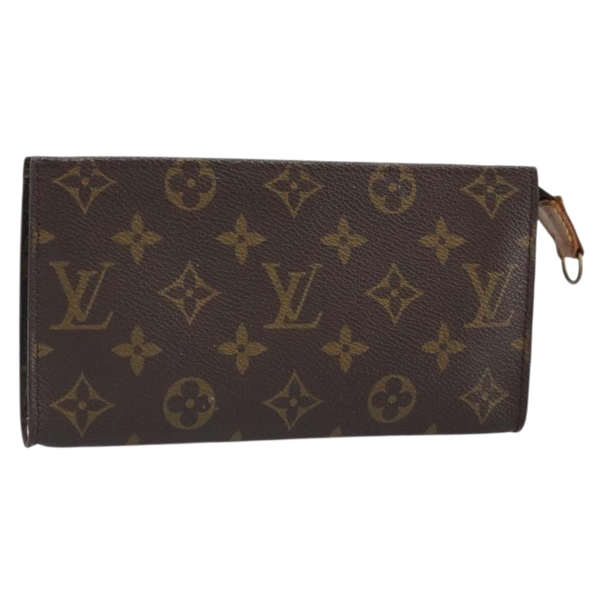 LOUIS VUITTON Monogram Bucket GM Accessory Pouch LV Auth 163689