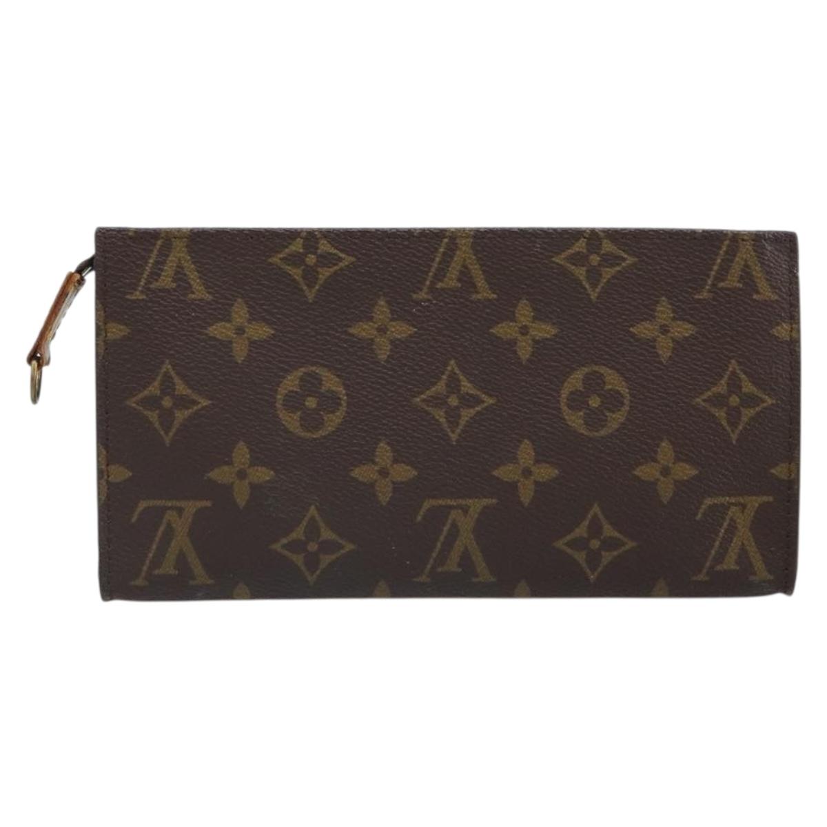 LOUIS VUITTON Monogram Bucket GM Accessory Pouch LV Auth 163689