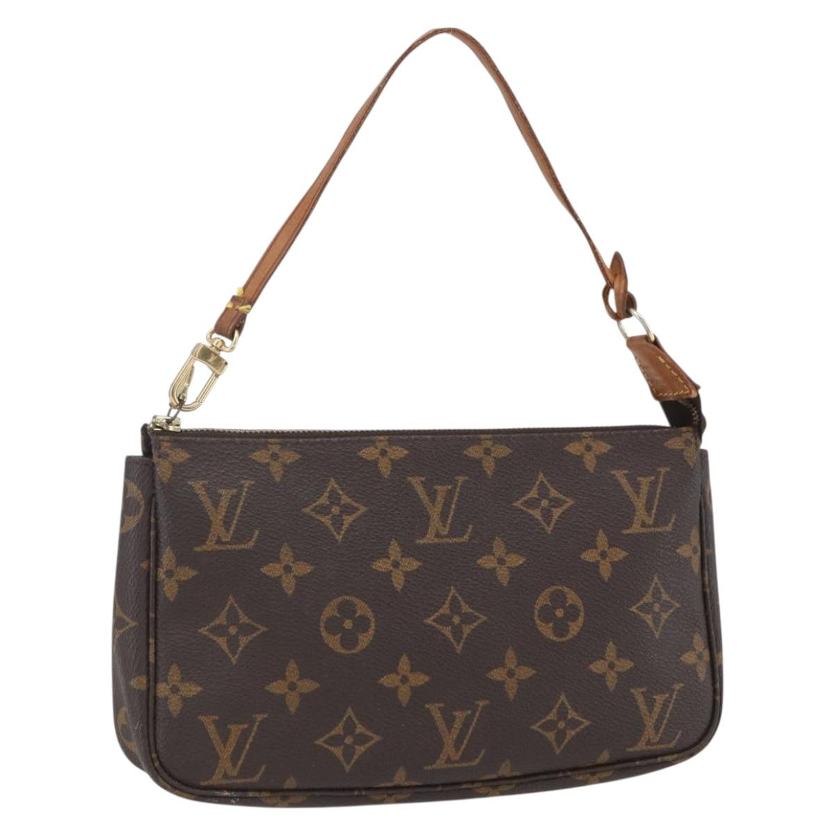 LOUIS VUITTON Monogram Pochette Accessoires Pouch M51980 LV Auth 163695