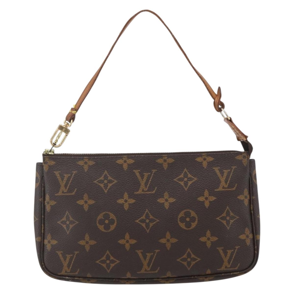 LOUIS VUITTON Monogram Pochette Accessoires Pouch M51980 LV Auth 163695