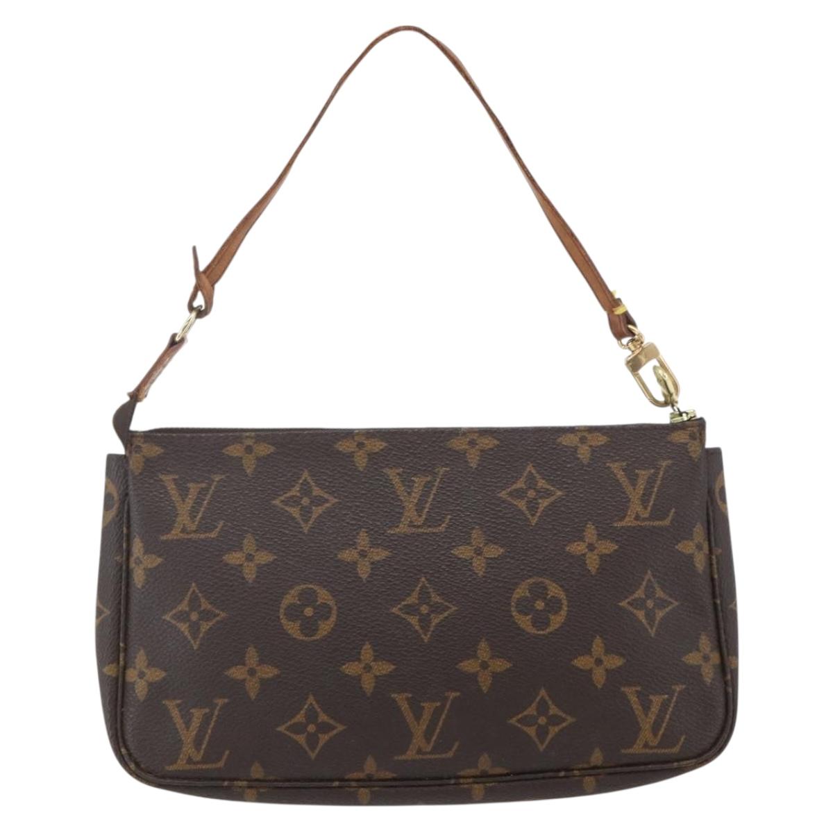 LOUIS VUITTON Monogram Pochette Accessoires Pouch M51980 LV Auth 163695