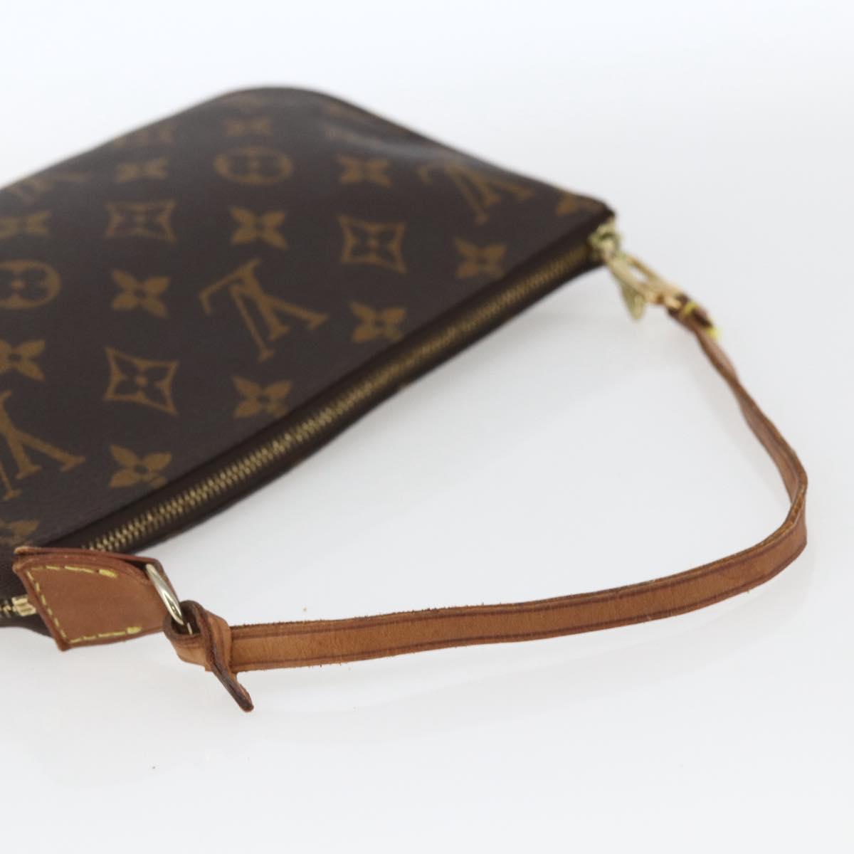 LOUIS VUITTON Monogram Pochette Accessoires Pouch M51980 LV Auth 163695