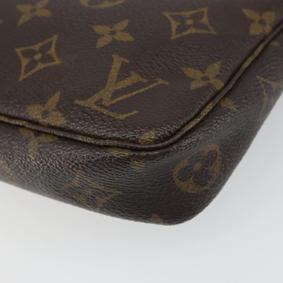 LOUIS VUITTON Monogram Pochette Accessoires Pouch M51980 LV Auth 163696