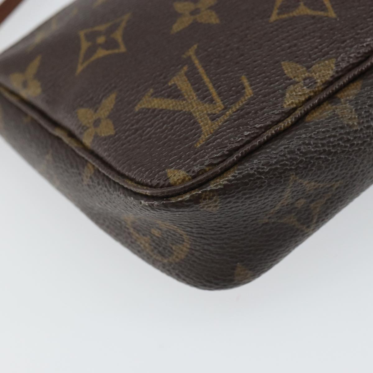 LOUIS VUITTON Monogram Pochette Accessoires Pouch M51980 LV Auth 163696