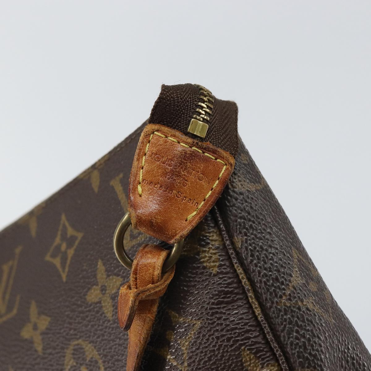 LOUIS VUITTON Monogram Pochette Accessoires Pouch M51980 LV Auth 163696