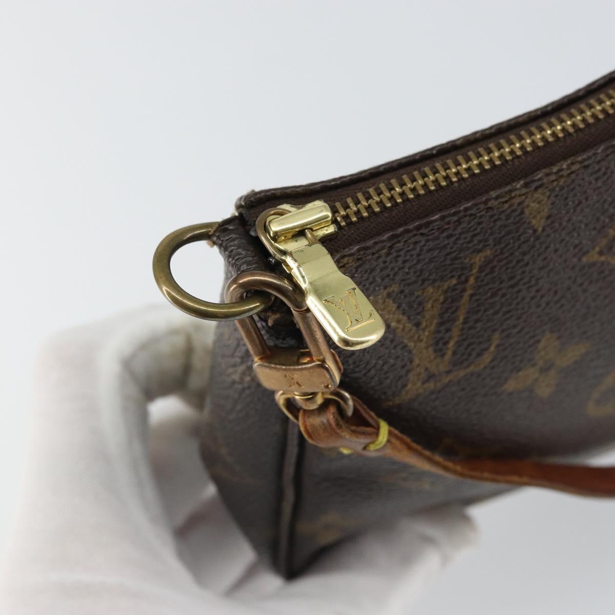 LOUIS VUITTON Monogram Pochette Accessoires Pouch M51980 LV Auth 163696