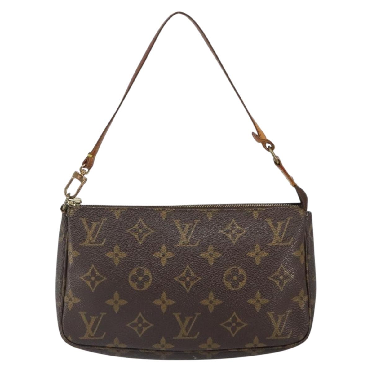 LOUIS VUITTON Monogram Pochette Accessoires Pouch M51980 LV Auth 163696