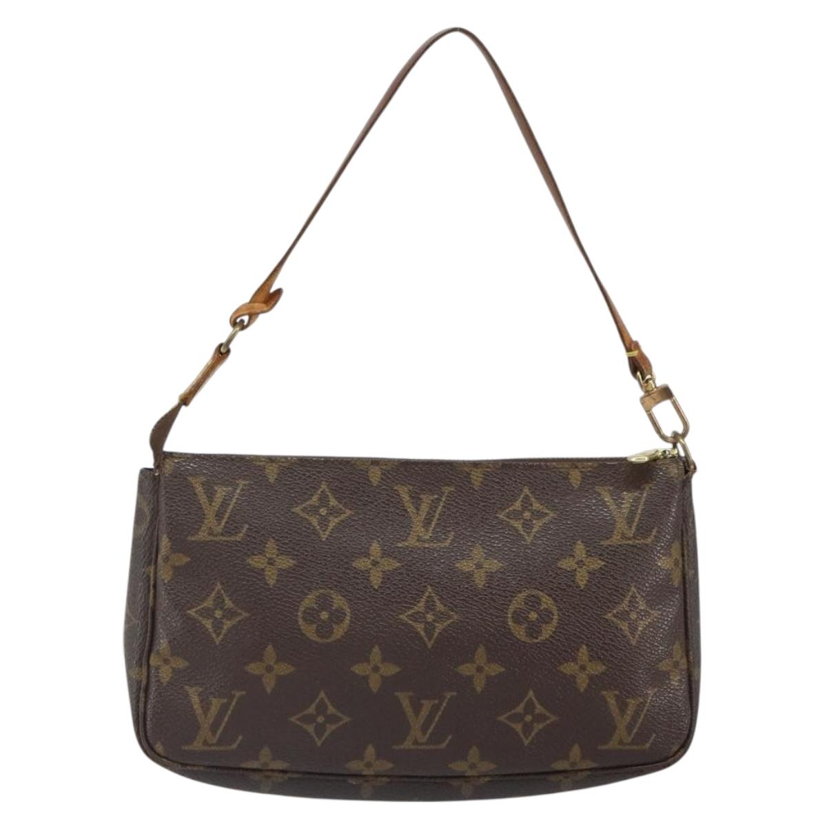 LOUIS VUITTON Monogram Pochette Accessoires Pouch M51980 LV Auth 163696