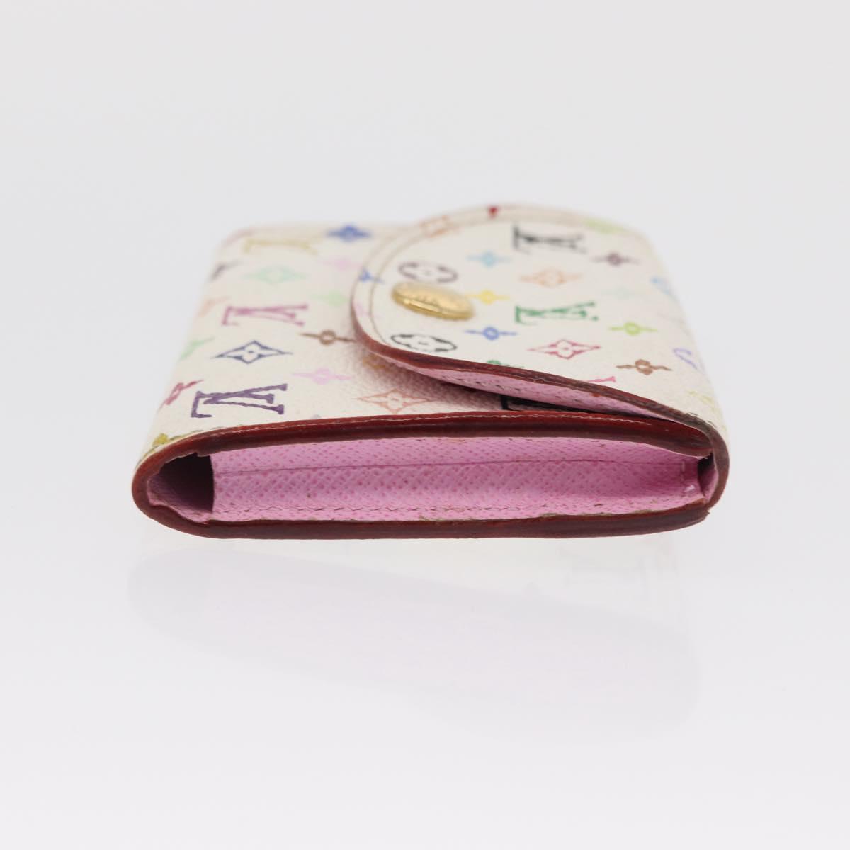 LOUIS VUITTON Multicolor Anvelop Cult De Vuitto Case White M66557 LV Auth 163712V