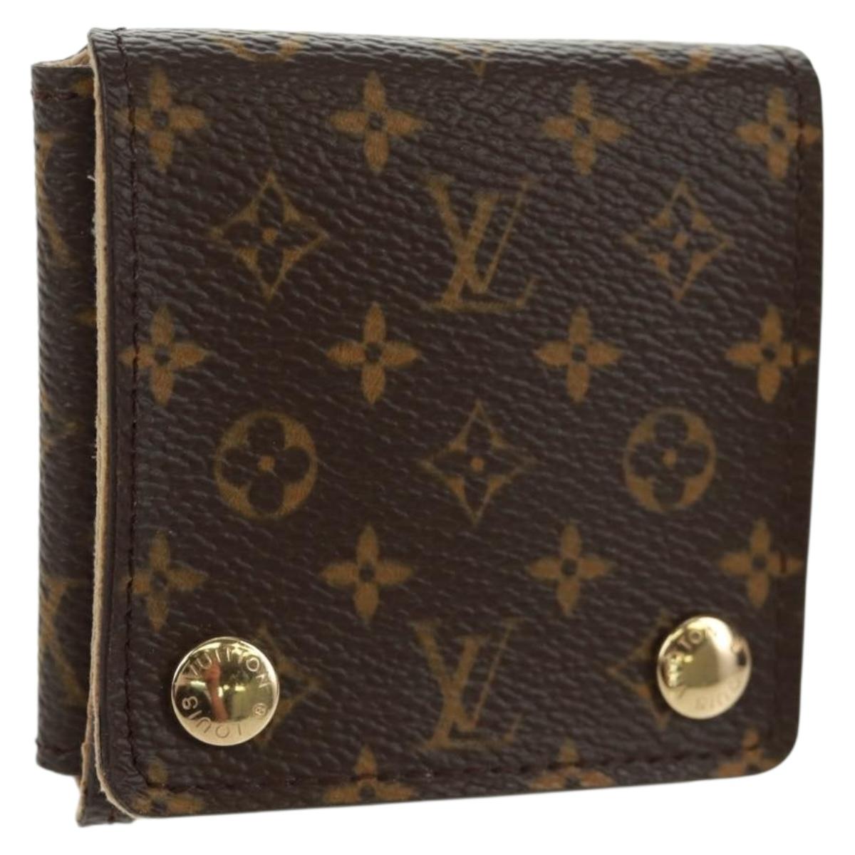 LOUIS VUITTON Monogram Jewelry case Jewelry Box LV Auth 163719V