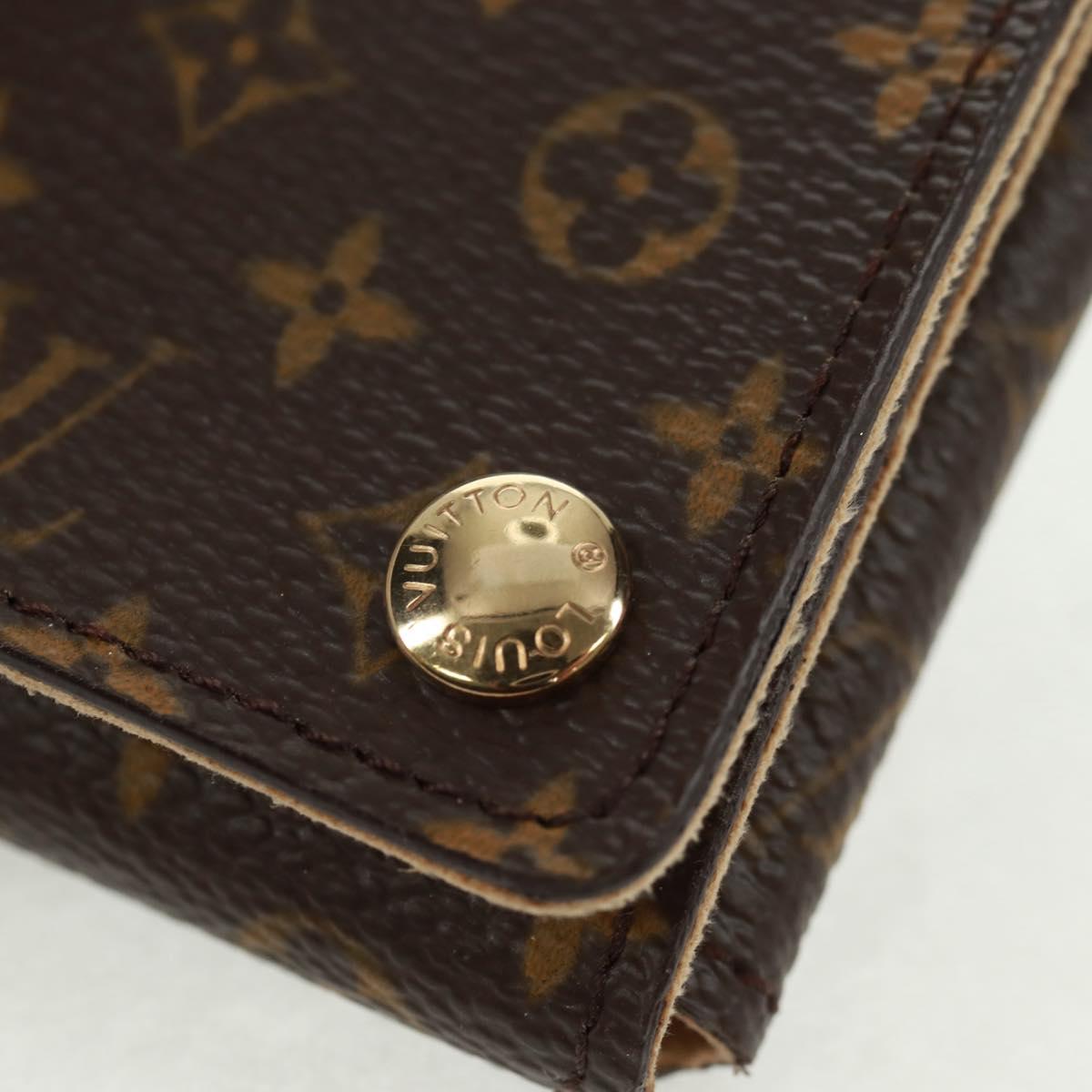LOUIS VUITTON Monogram Jewelry case Jewelry Box LV Auth 163719V