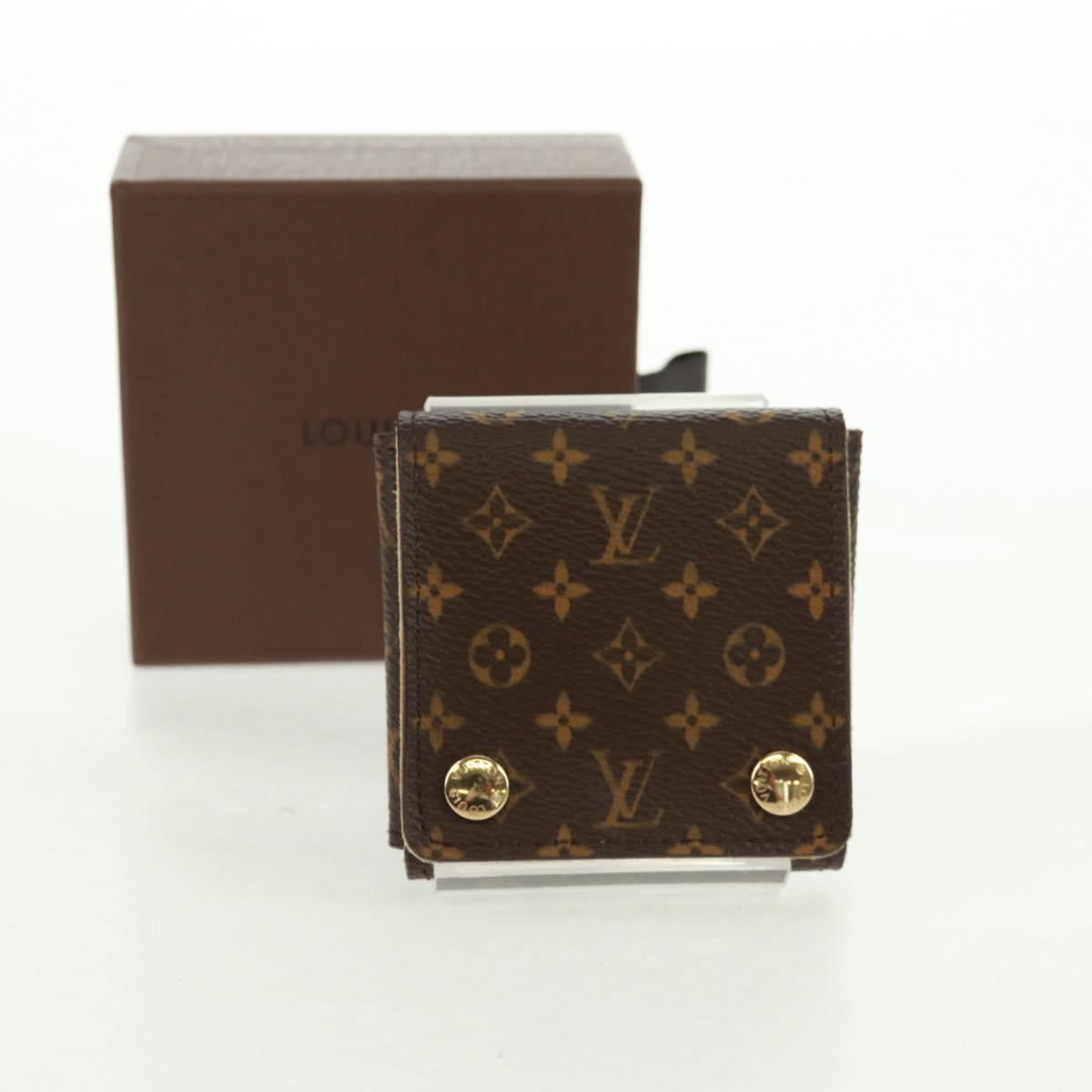 LOUIS VUITTON Monogram Jewelry case Jewelry Box LV Auth 163719V