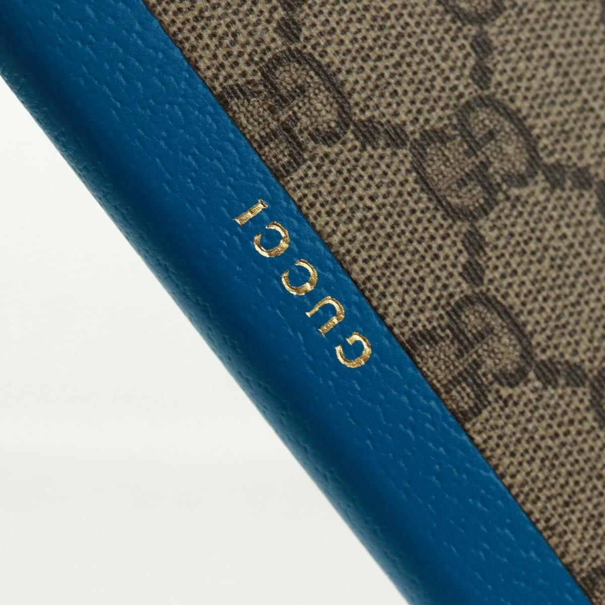 GUCCI GG Supreme Disney Note PVC Beige Auth 163733M