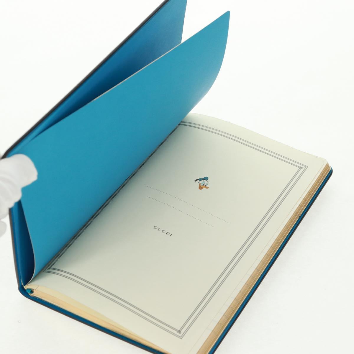 GUCCI GG Supreme Disney Note PVC Beige Auth 163733M