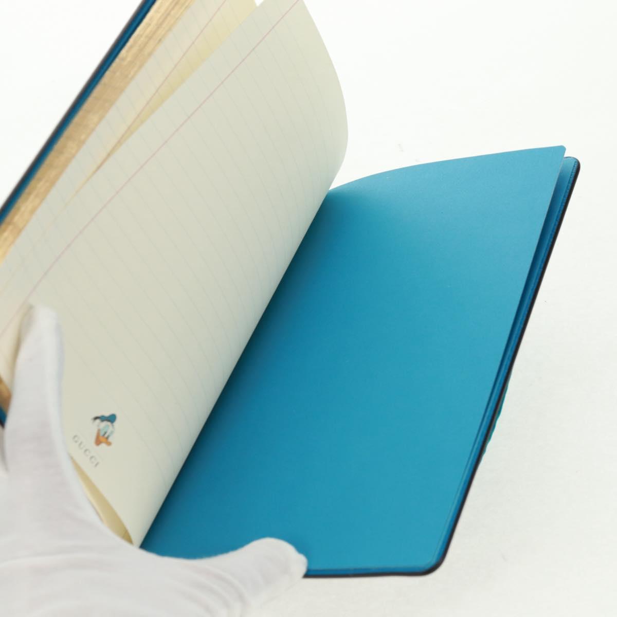 GUCCI GG Supreme Disney Note PVC Beige Auth 163733M