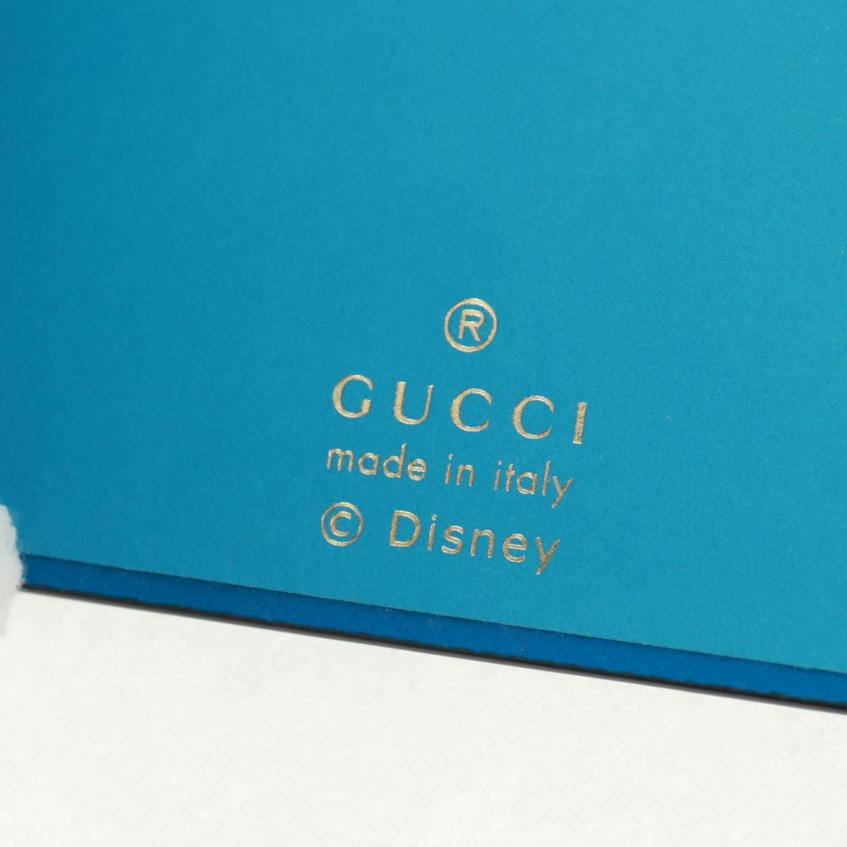 GUCCI GG Supreme Disney Note PVC Beige Auth 163733M