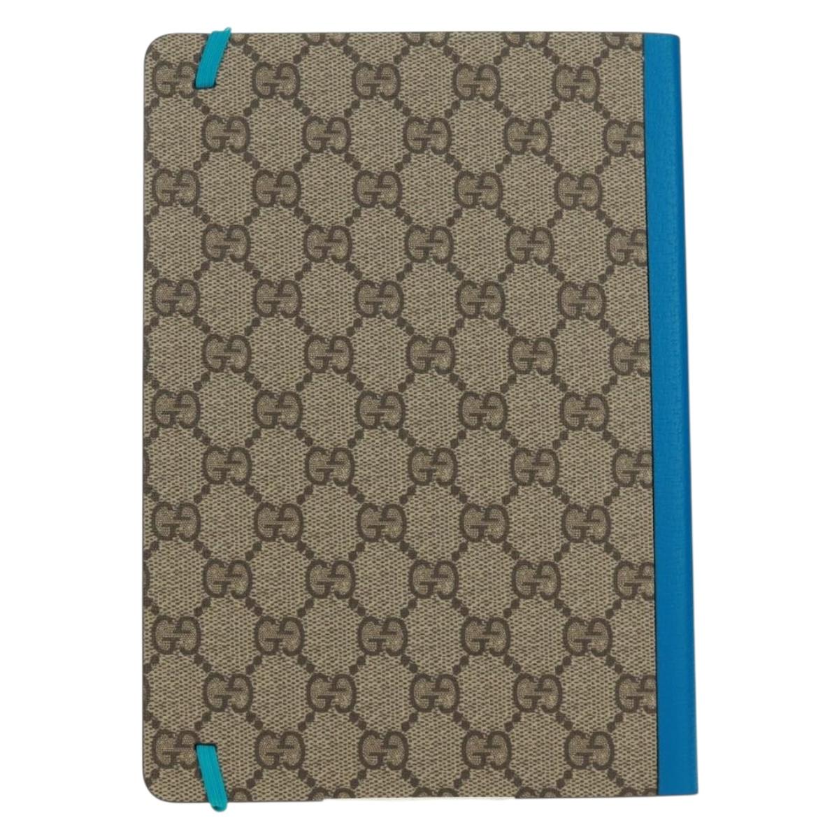 GUCCI GG Supreme Disney Note PVC Beige Auth 163733M