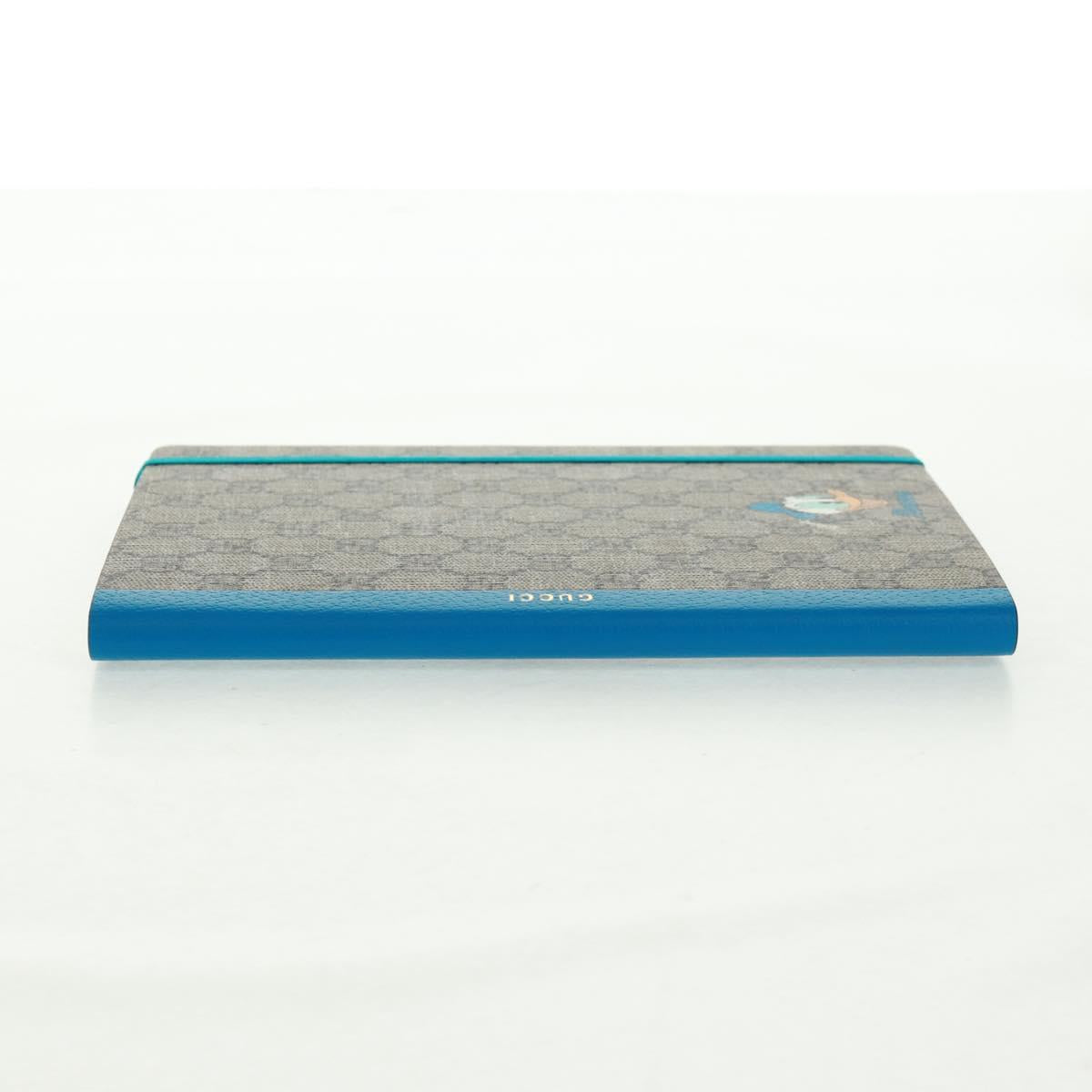 GUCCI GG Supreme Disney Note PVC Beige Auth 163733M