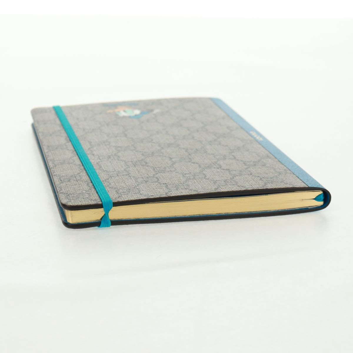 GUCCI GG Supreme Disney Note PVC Beige Auth 163733M