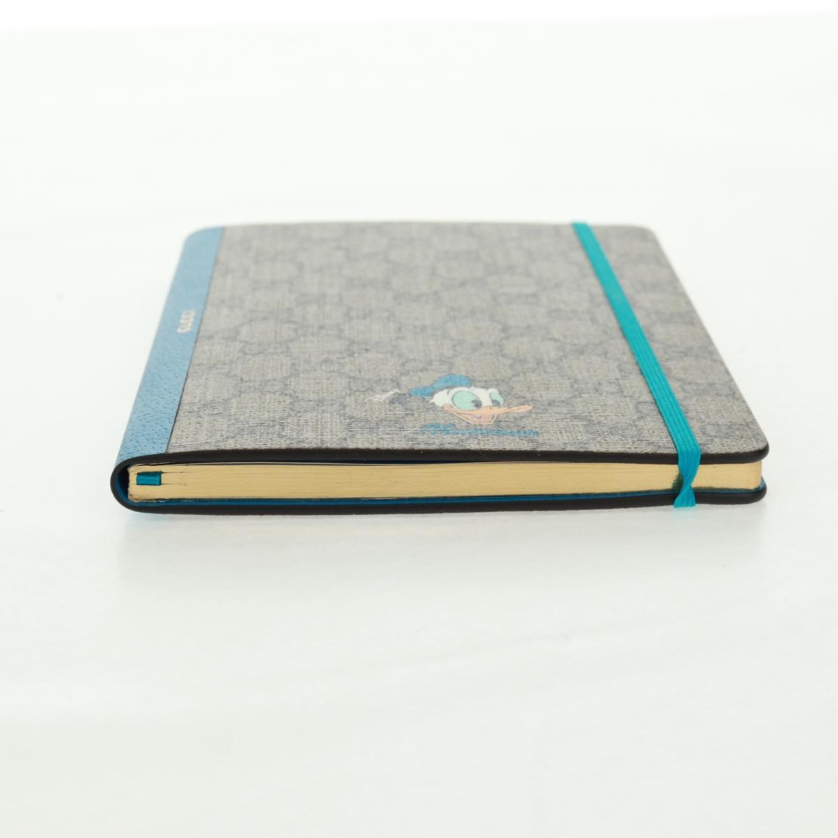 GUCCI GG Supreme Disney Note PVC Beige Auth 163733M