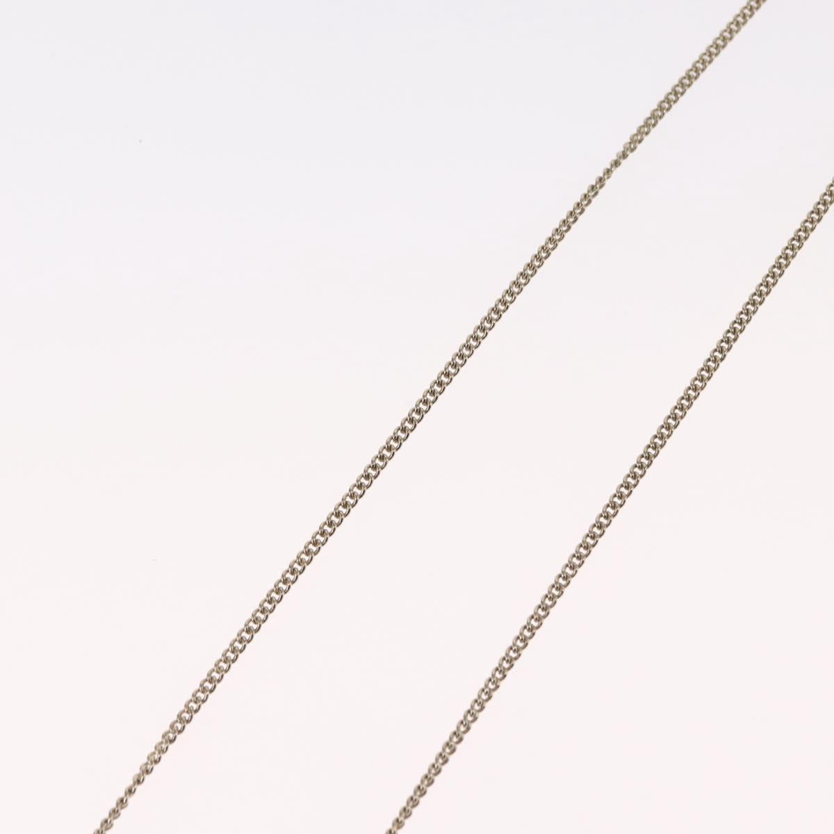 CHANEL COCO Mark Camera Necklace metal Black CC Auth 163738SM