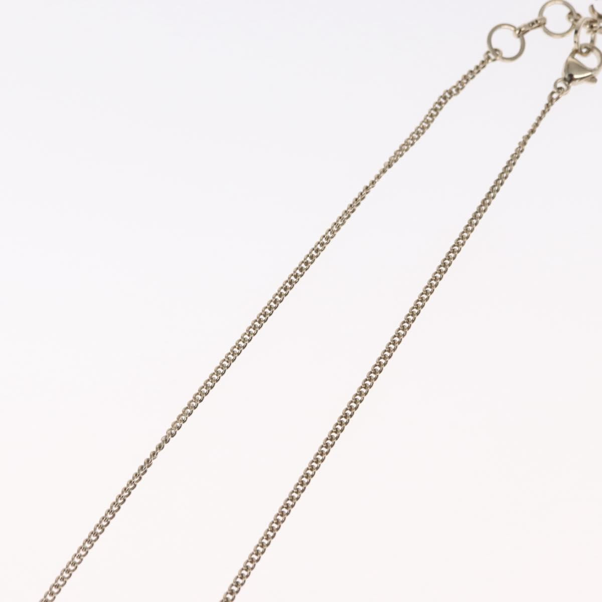 CHANEL COCO Mark Camera Necklace metal Black CC Auth 163738SM