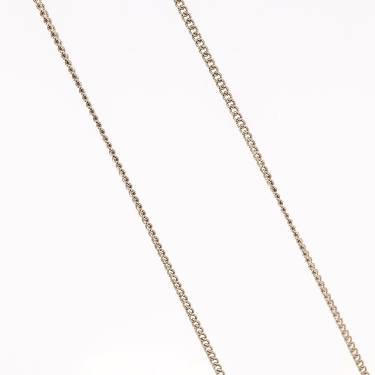 CHANEL COCO Mark Camera Necklace metal Black CC Auth 163738SM