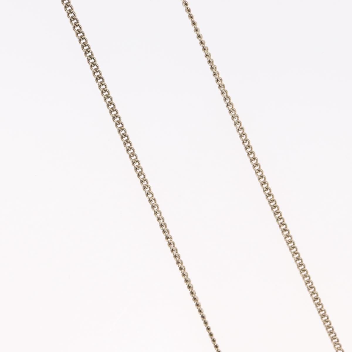 CHANEL COCO Mark Camera Necklace metal Black CC Auth 163738SM