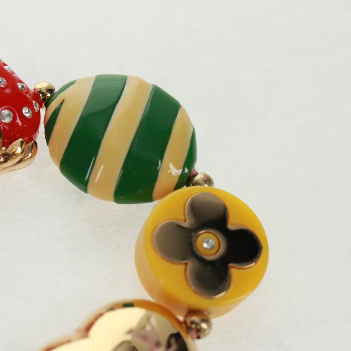 LOUIS VUITTON Brassle Phrase Bracelet metal Multicolor M64920 LV Auth 163742V