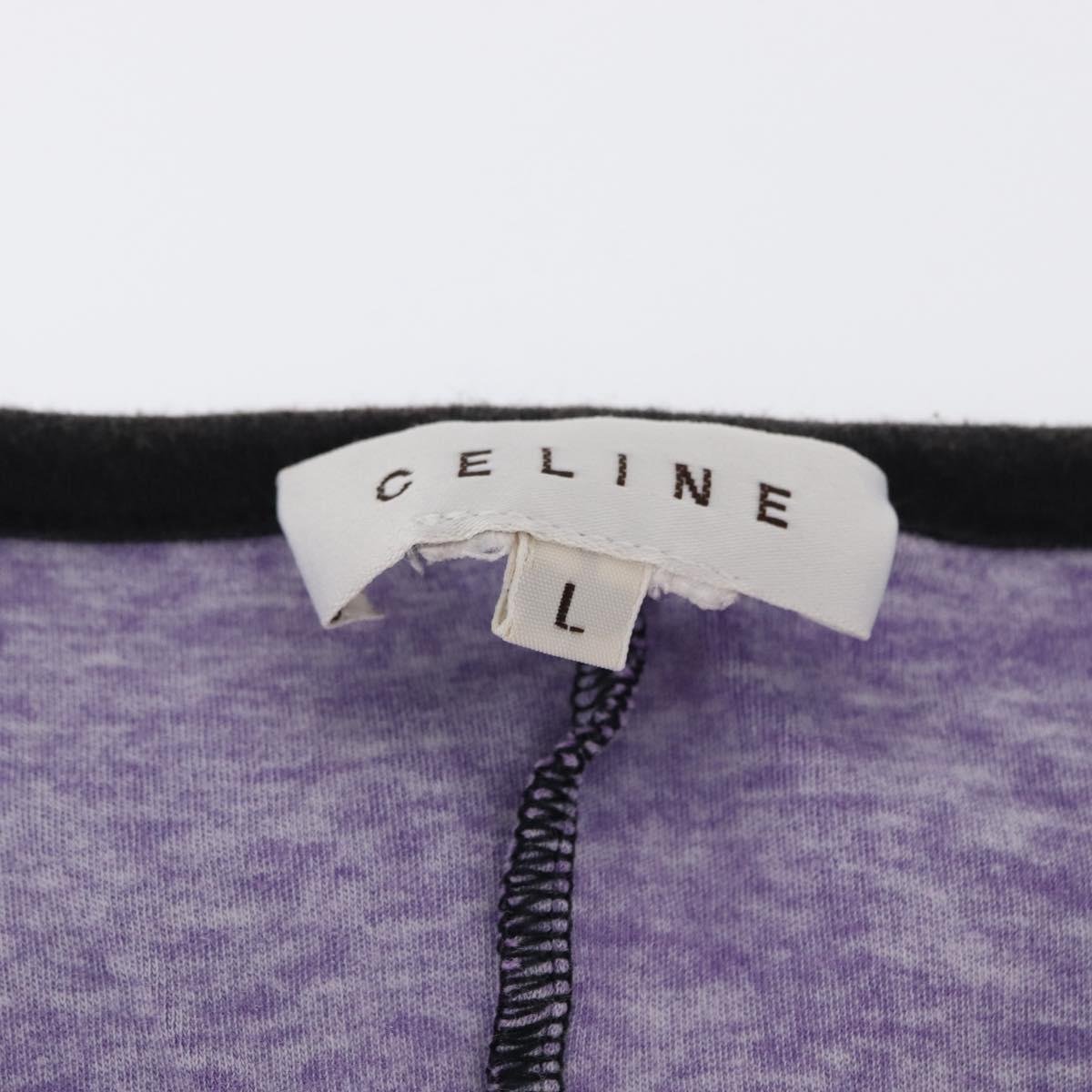CELINE Tank Top Cotton Multicolor Auth 163751M