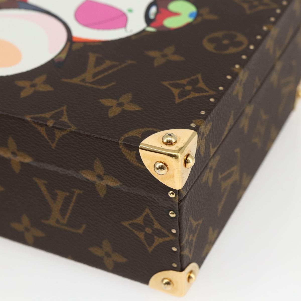 LOUIS VUITTON Monogram Panda Jewelry Box M92478 LV Auth 163753SM