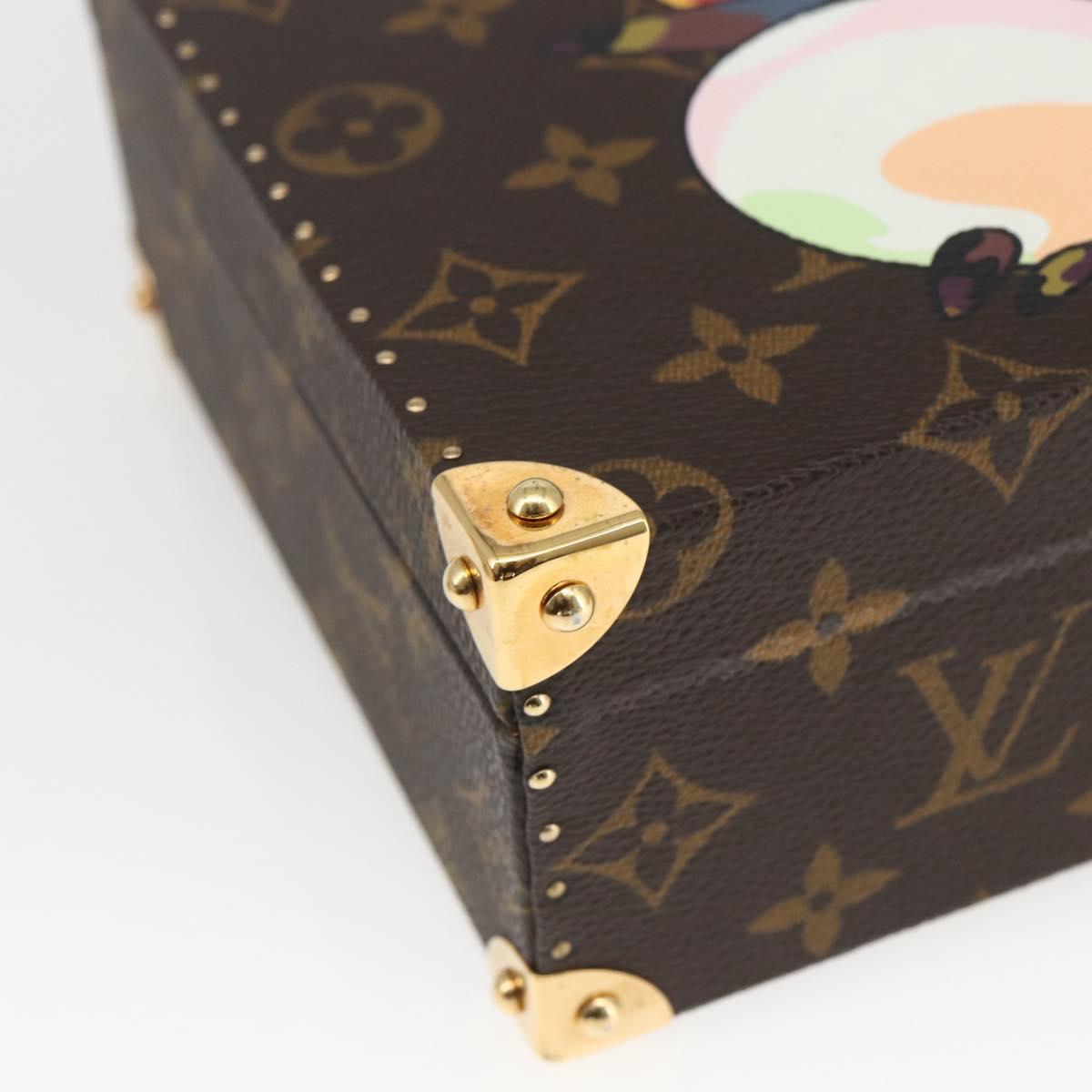 LOUIS VUITTON Monogram Panda Jewelry Box M92478 LV Auth 163753SM